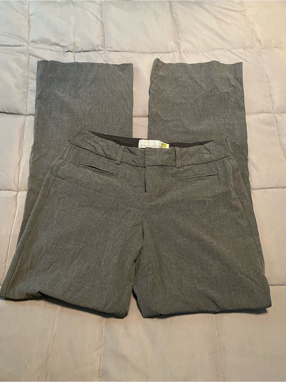 Old Navy Gray Low Waist Stretch Dress Pants